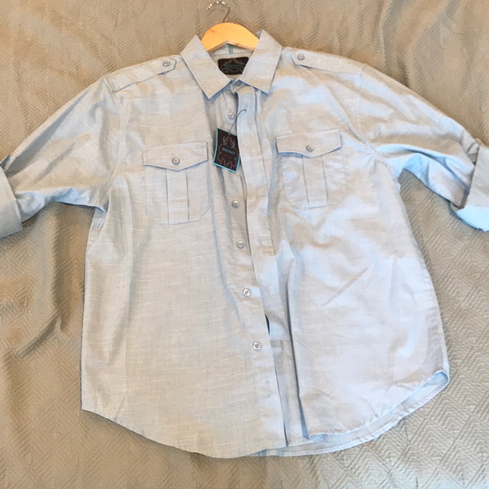 Sky Blue button down shirt